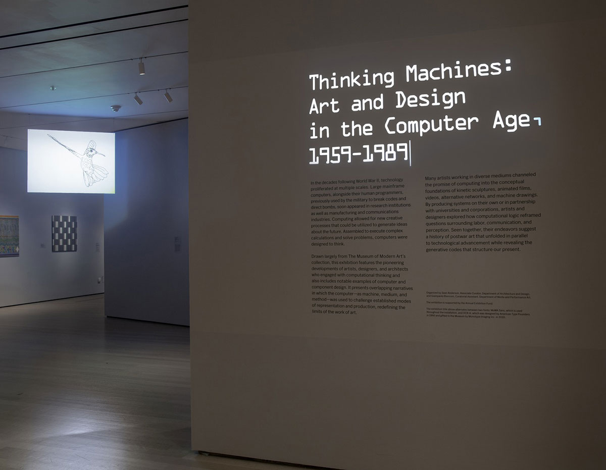 Thinking Machines: Art and Design in the Computer Age, 1959–1989: The Museum of Modern Art New York City November 13, 2017–April 8, 2018