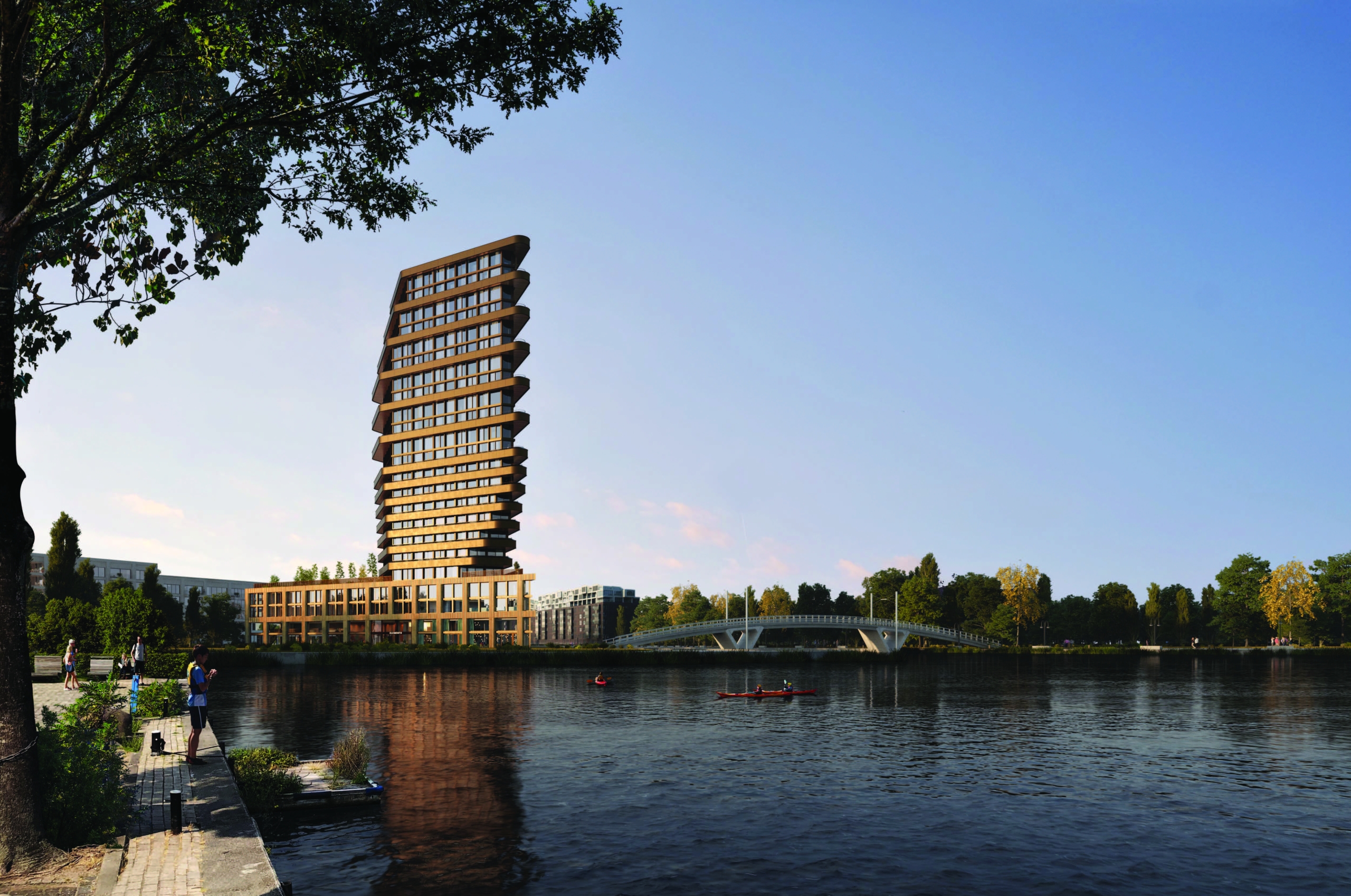 Data-Driven Multi-Criteria Design of Amsterdam's Energy-Neutral and Hybrid Residential High-Rise 