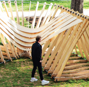 UNLOG: A Deployable, Lightweight, and Bending-Active Timber Construction Method